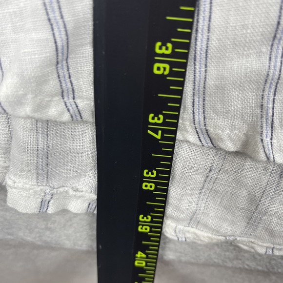 Rosemarie Made in Italy Linen Button Front Sleeveless Dress Womens S Coastal - Picture 8 of 11